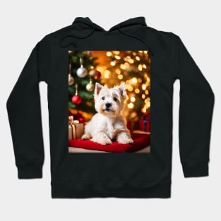 Christmas West Highland White Terrier Hoodie